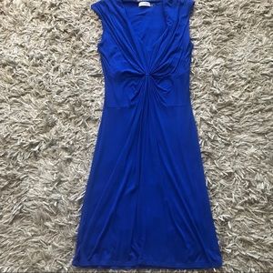 Calvin Klein Sleeveless Rouched Dress READ Desc